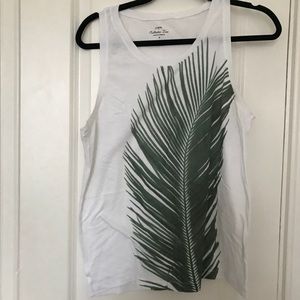 Jcrew Palm Print Tank